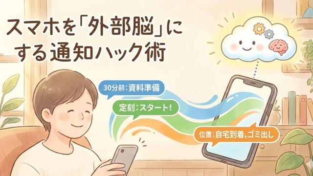 スマホを「外部脳」にする通知ハック術